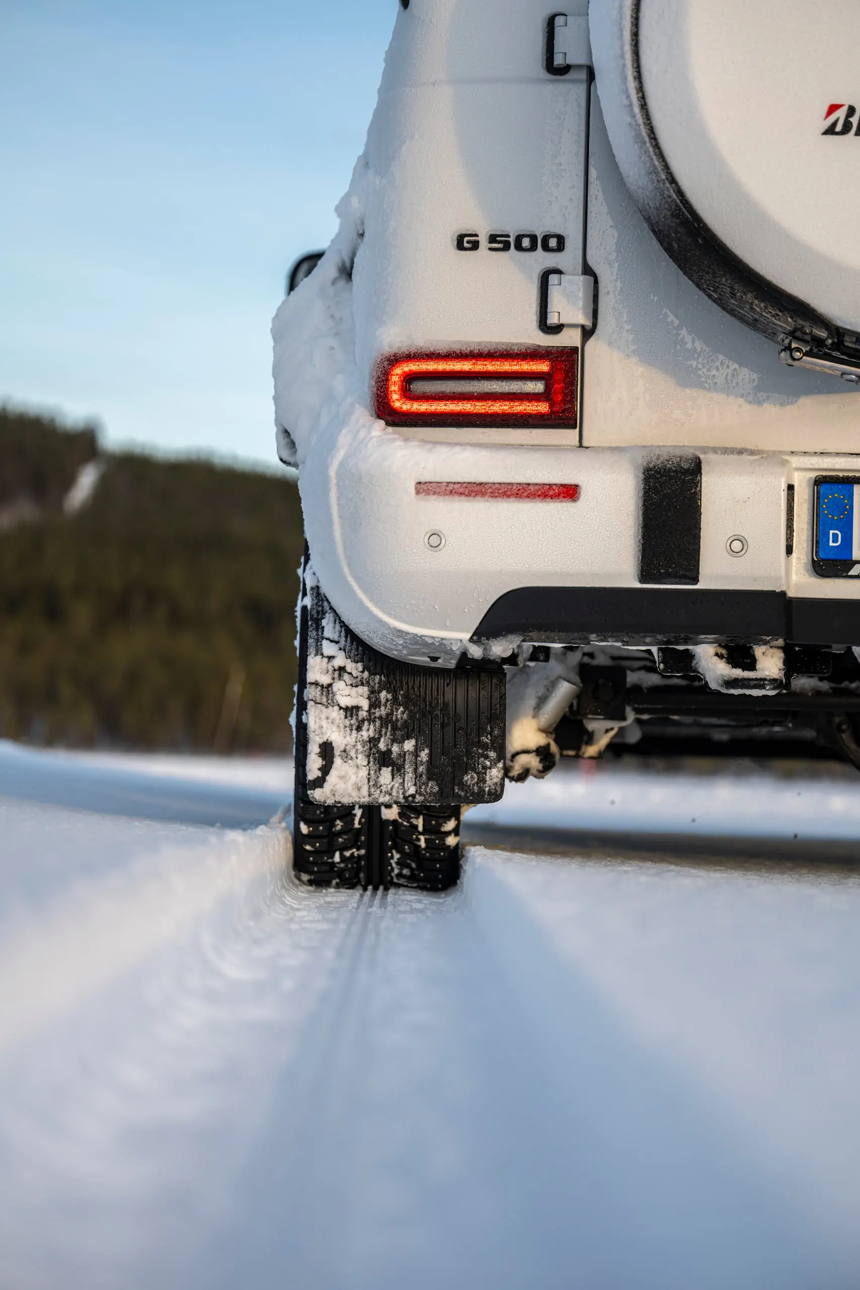 Heck einer G-Klasse im Schnee