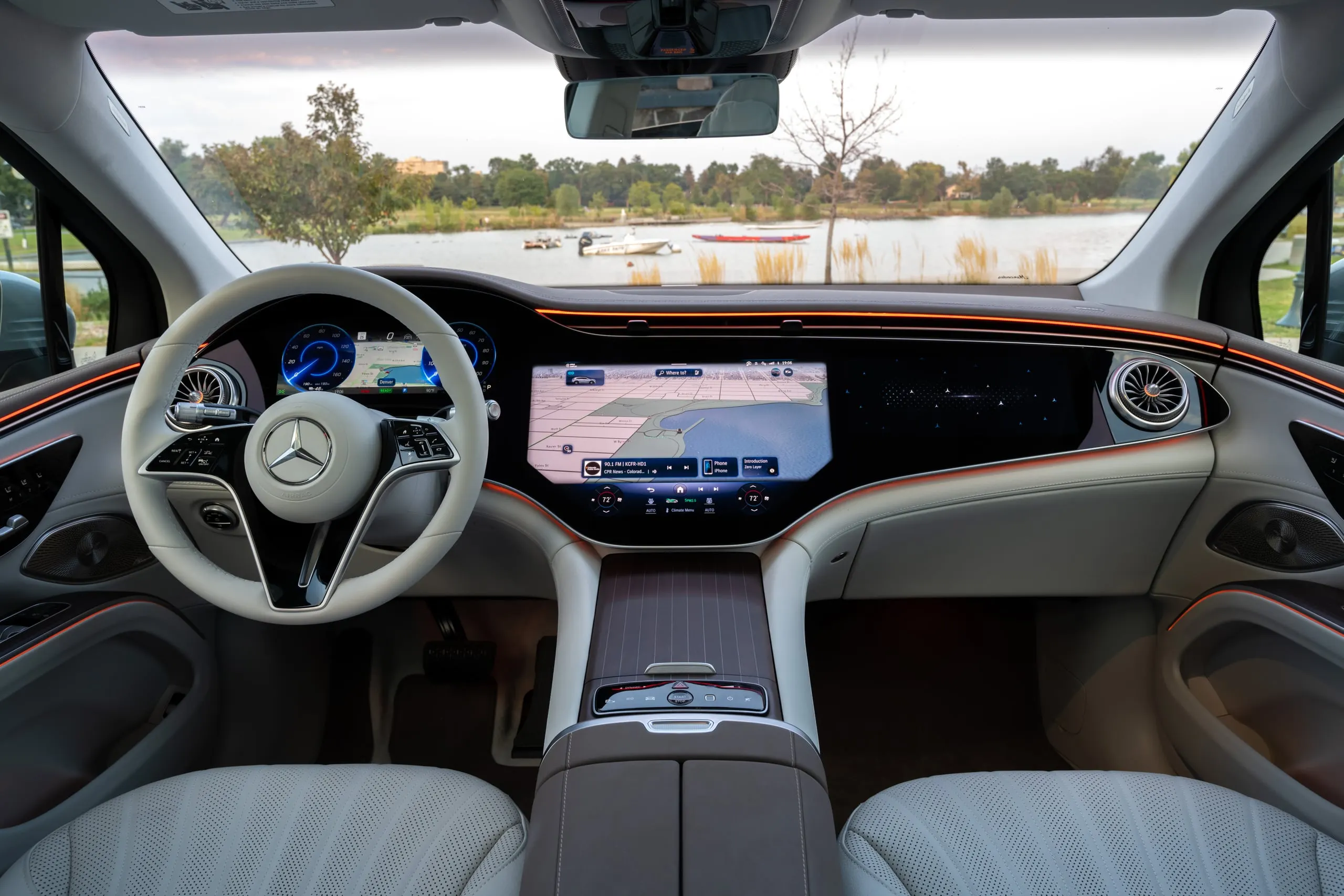 Cockpit des EQS SUV
